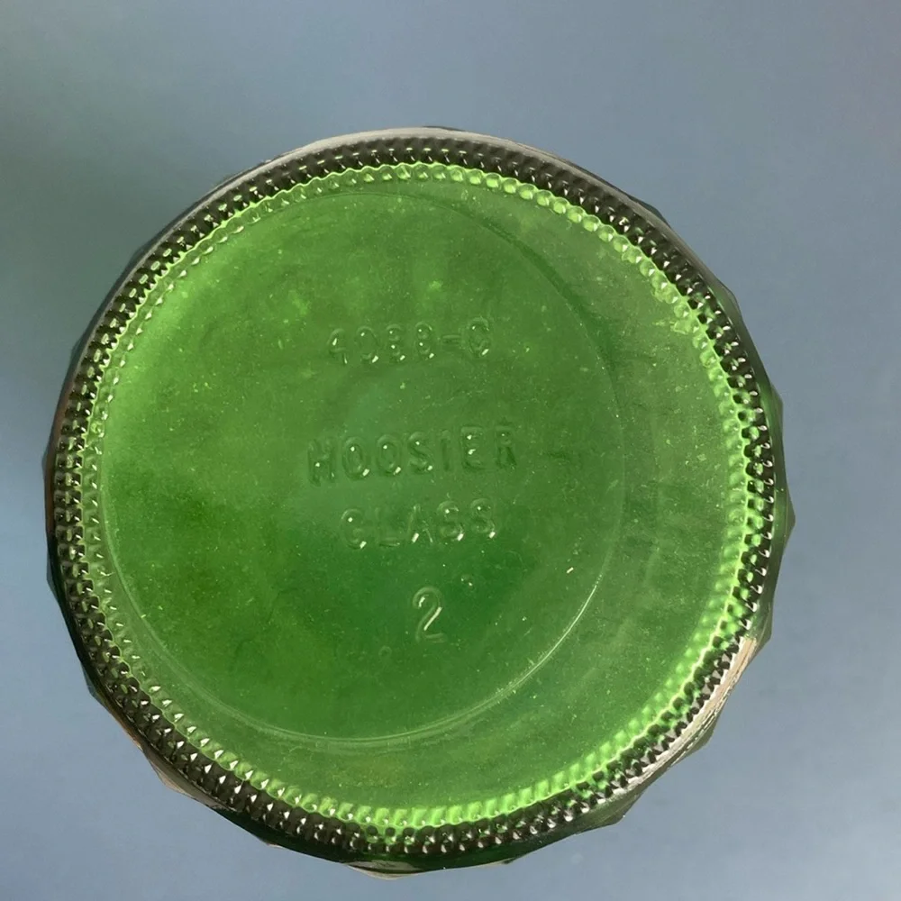 Vintage‎ Hoosier Green Glass Vase